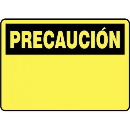 Accuform 14 in W, 10 in H, Aluminum SHMRBH606VA